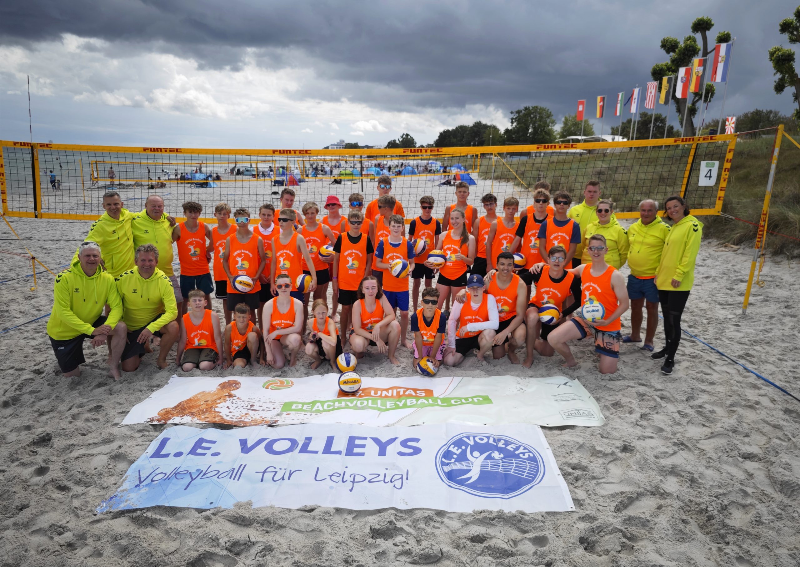 19. Kinder Beach Camp der Leipziger Volleyballvereine 23.-30.7.2023 Scharbeutz Ostsee - Foto Sven Ehricht