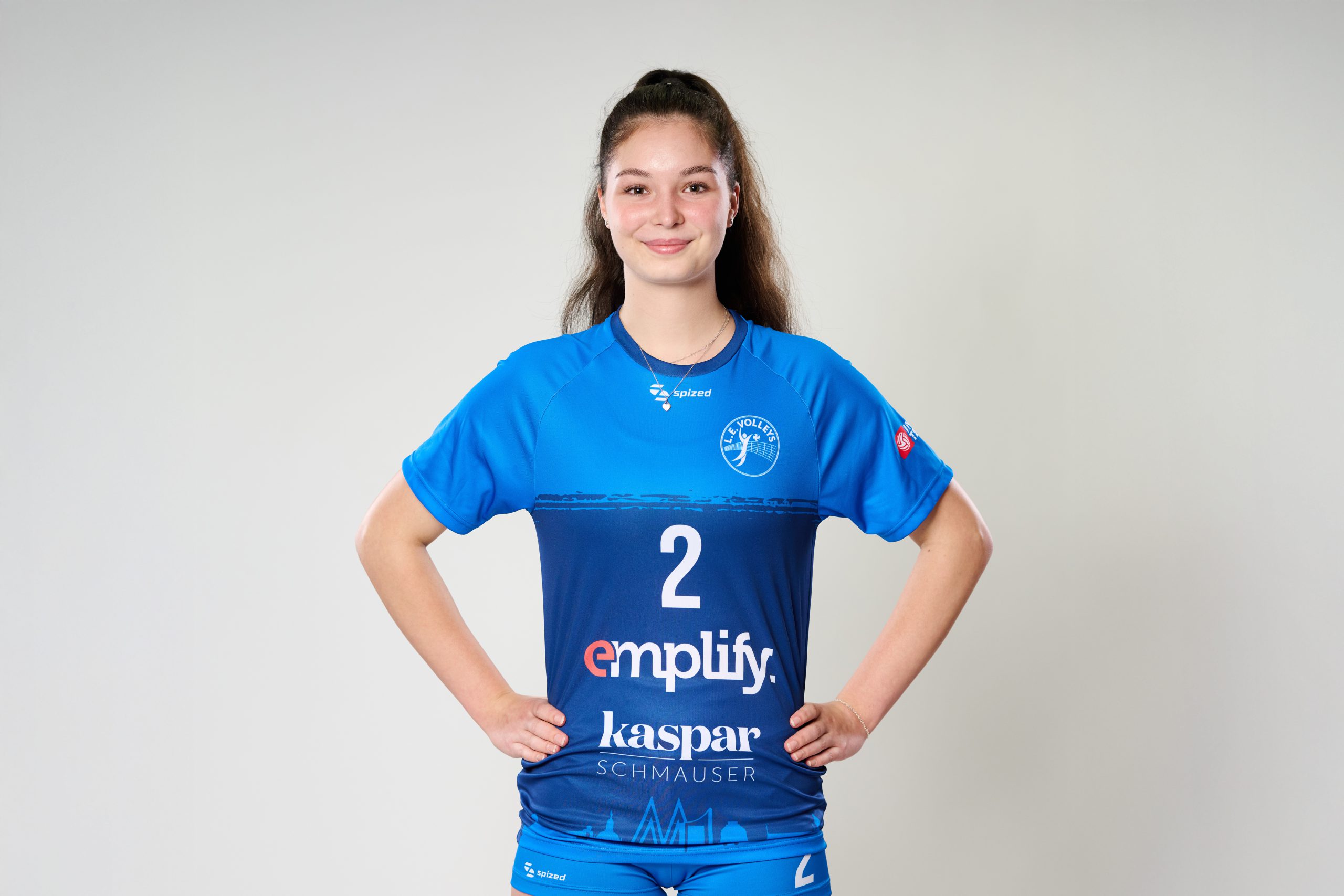 Spielerinnenporträts und Teamfoto am 04.11.2025 in Leipzig (Sachsen).