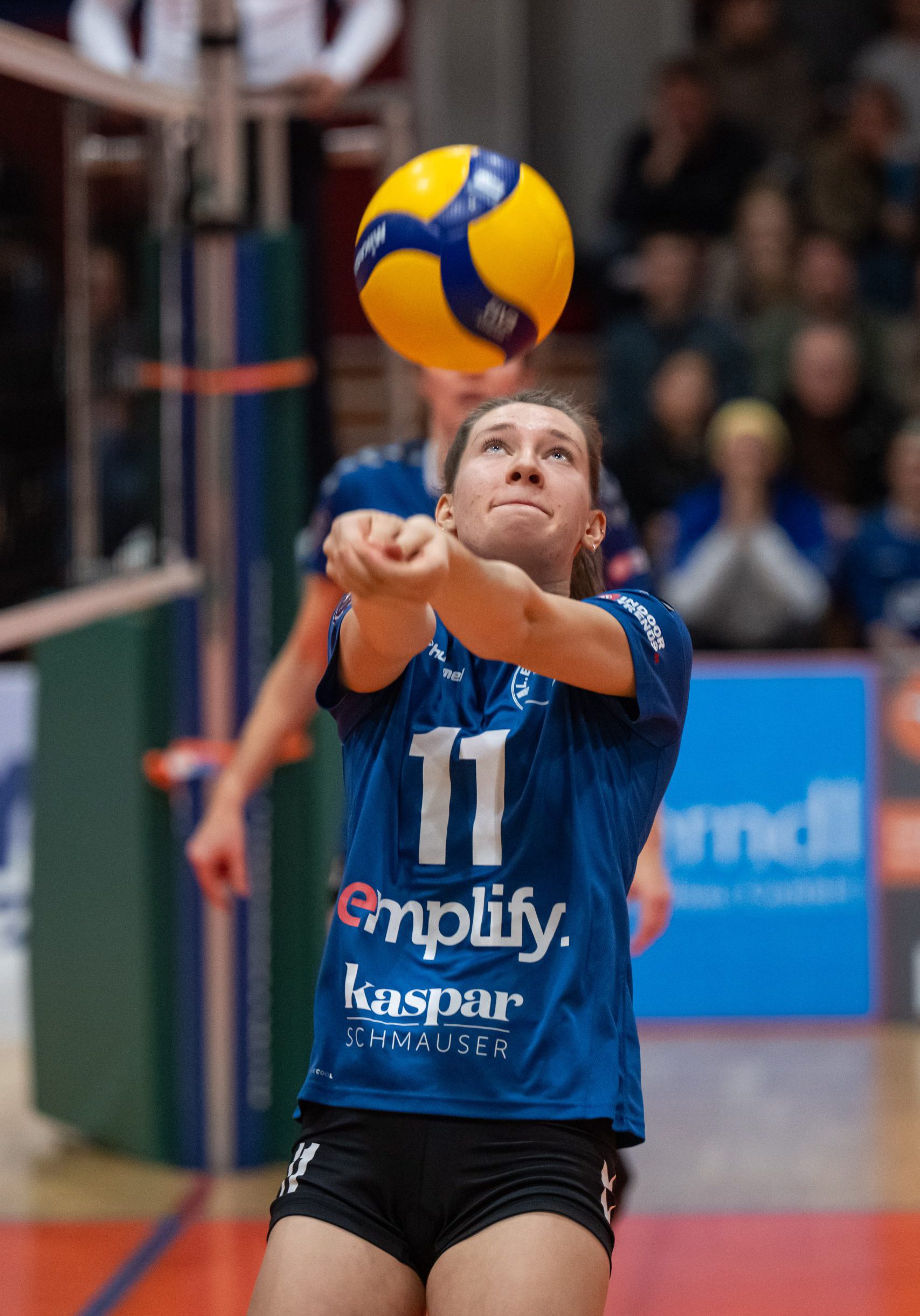 -  Derby Frauen 3. Liga Ost - L.E. Volleys Leipzig vs Neuseenland Volleys Markkleeberg am 09.12.2023 in Leipzig (Sachsen).